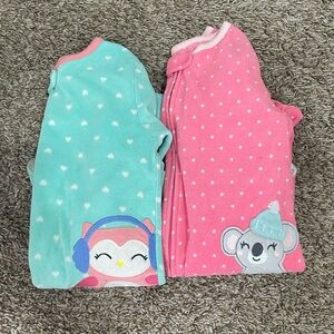 5T Winter Footie Pajamas